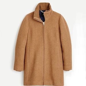 J. Crew Lodge Coat in Italian Stadium-Cloth Wool